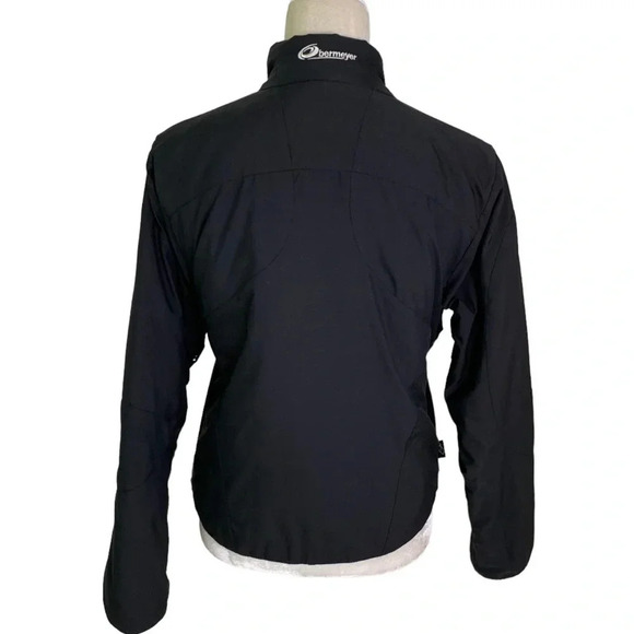 Obermeyer Y2K Women’s Black Bomber Zip Front Jacket Size 8 - Picture 3 of 10